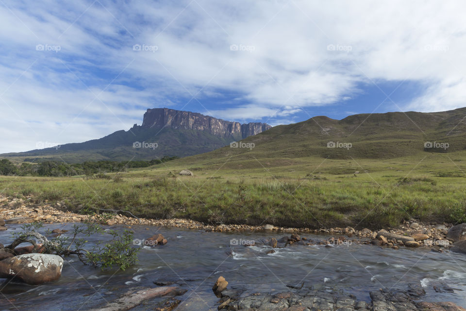 Kukenan Tepui in Venezuela, Canaima National Park.