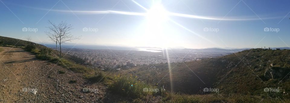 View from Ymittos mountain