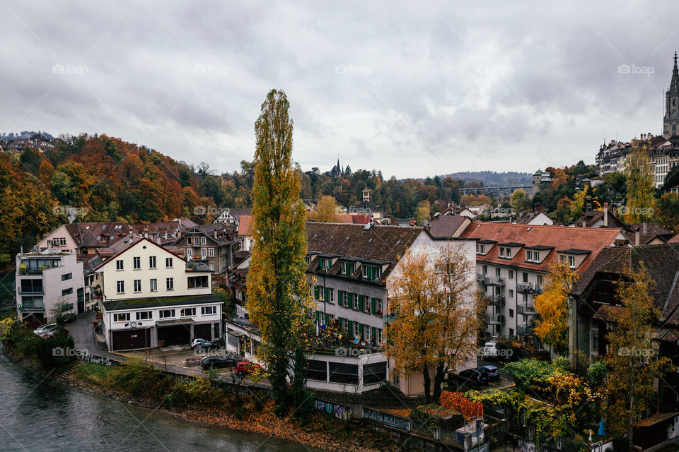 City of Bern during fall