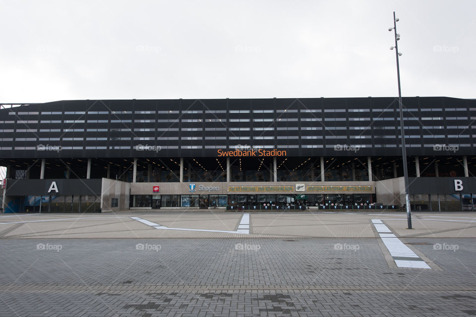 Swedbank stadium Arena in Malmö Sweden.