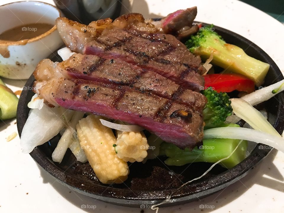 Beef Steak by Sizzer