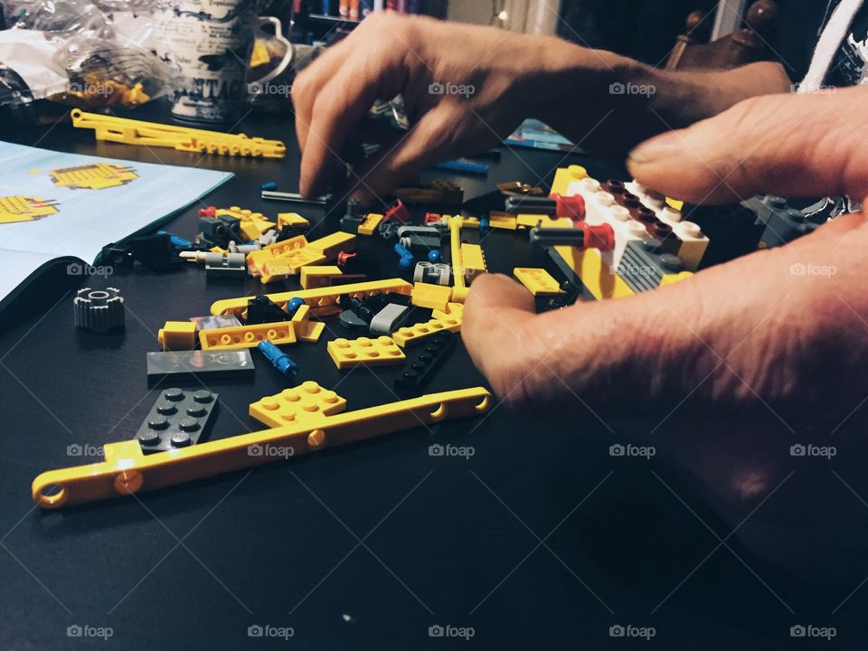 Building with lego