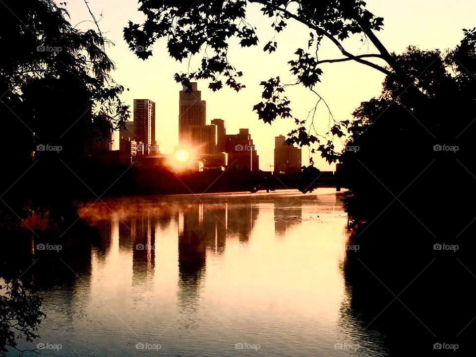Sunrise in Austin, Texas 