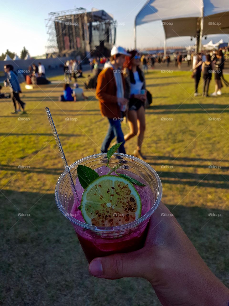 Nice drink at the music festival