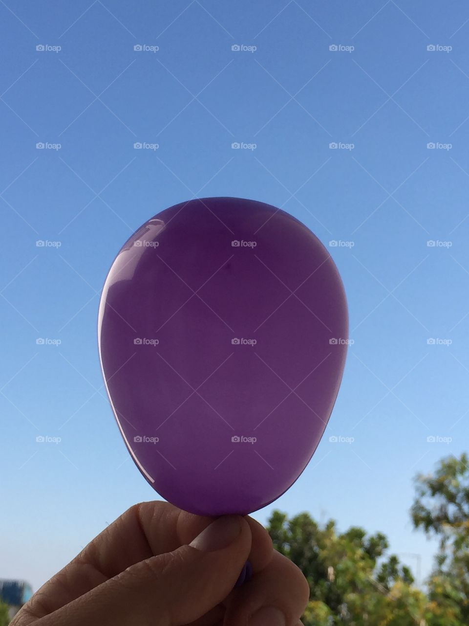 Little purple balloon 