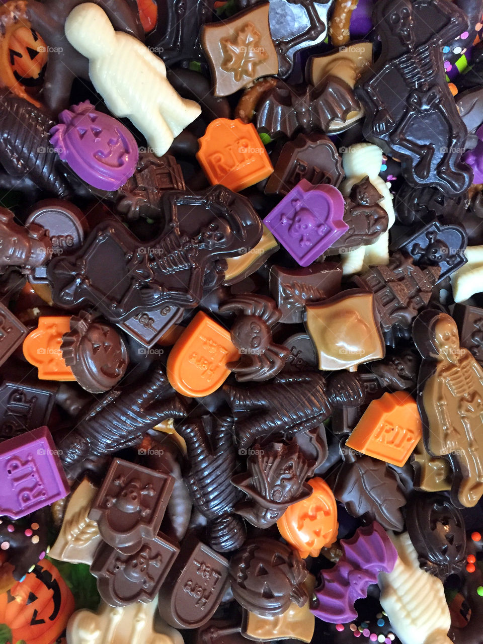 Homemade Halloween candy.