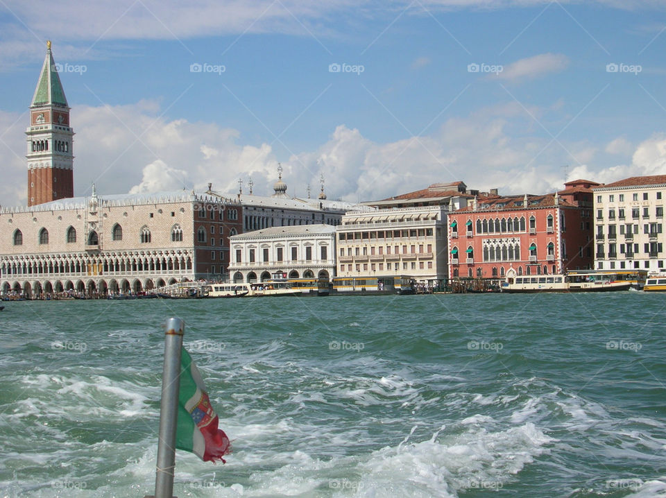 sea italy taxi boat tourist by jeanello