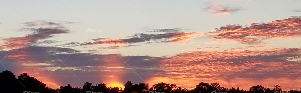 Texas Skies at Sunset
