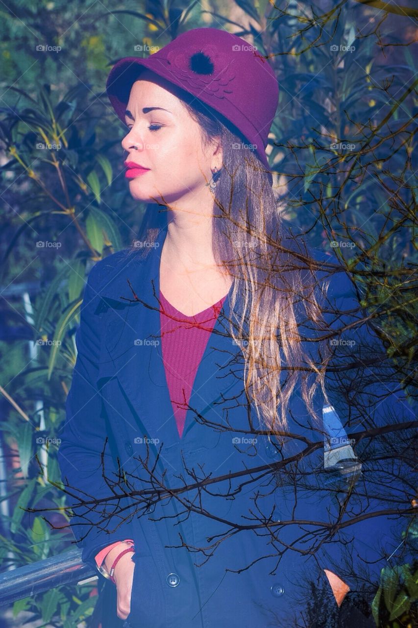 double exposure on camera 