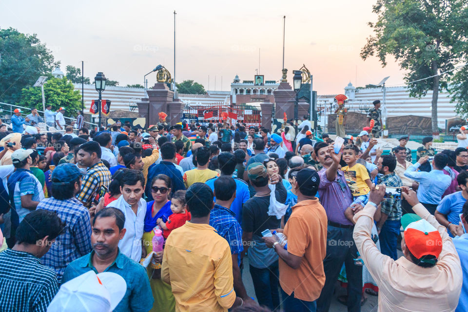 wagah border (india and pakistan border)