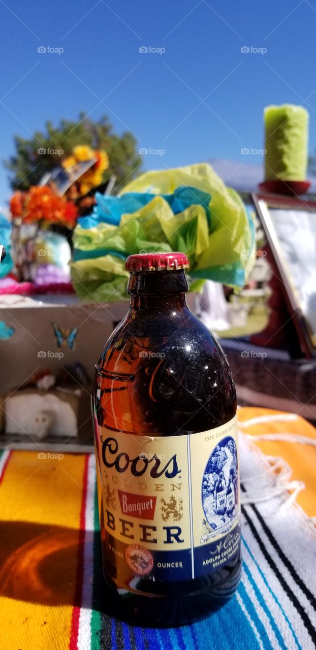 Old school beer bottle