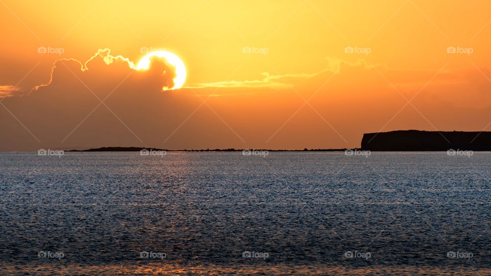 Sunset at Galway bay