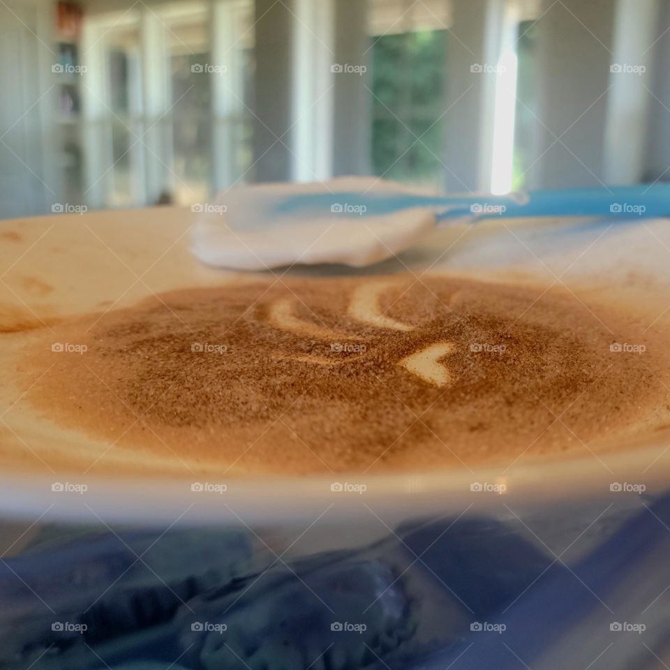 cinammon sugar heart