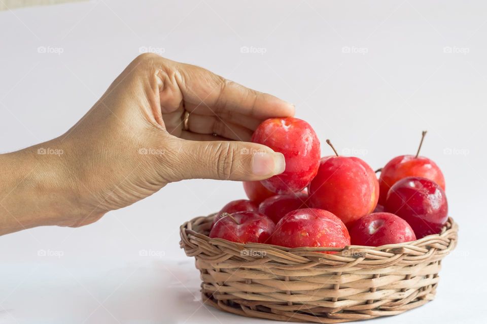 Juicy plums for hot summer.