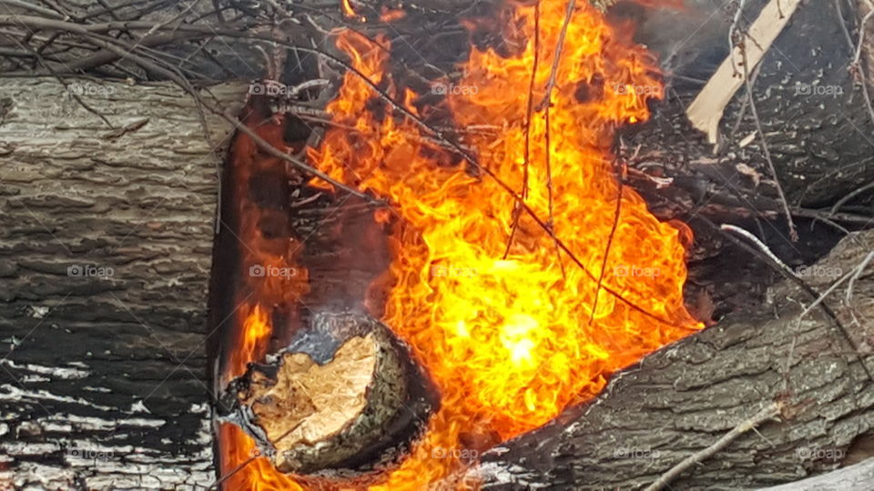 Flame, Burn, Heat, Bonfire, Campfire