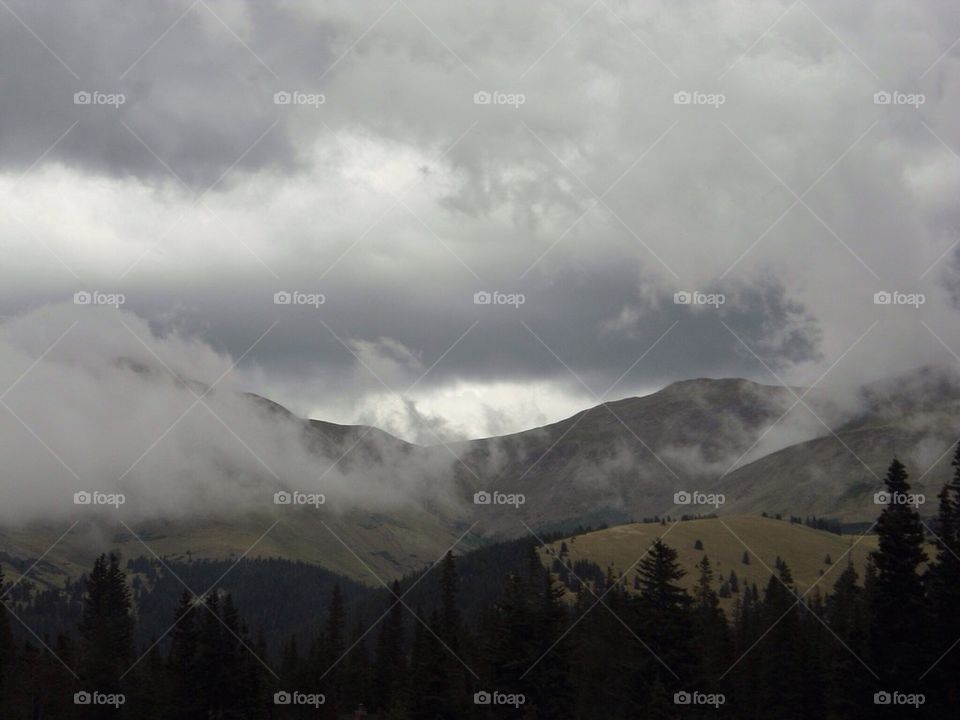 Clouds Forming on Mountains 