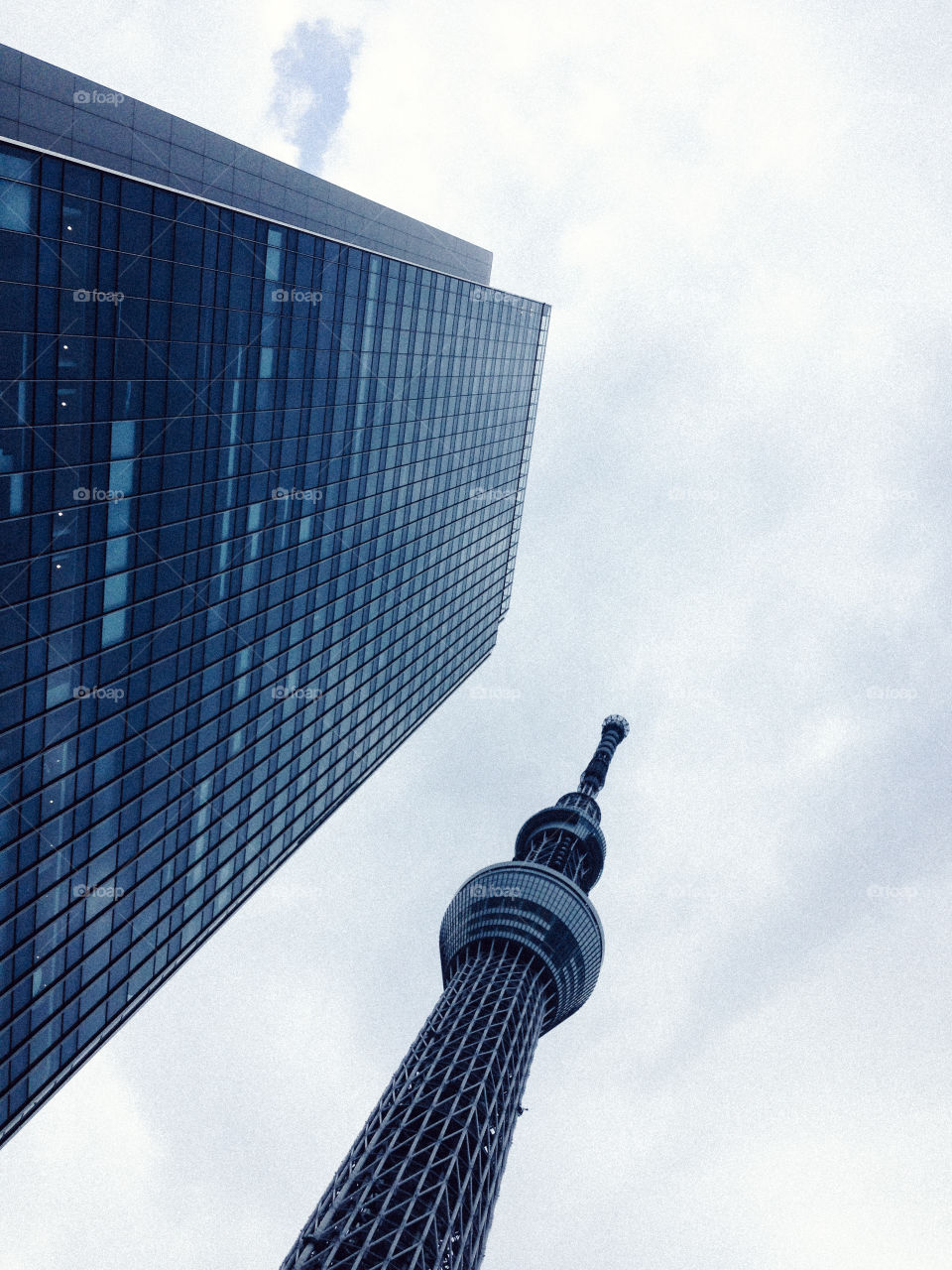 Tokyo skytree. Tokyo skytree from below