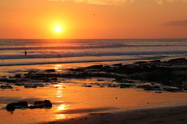 Amazing sunset in Santa Teresa - Costa Rica 