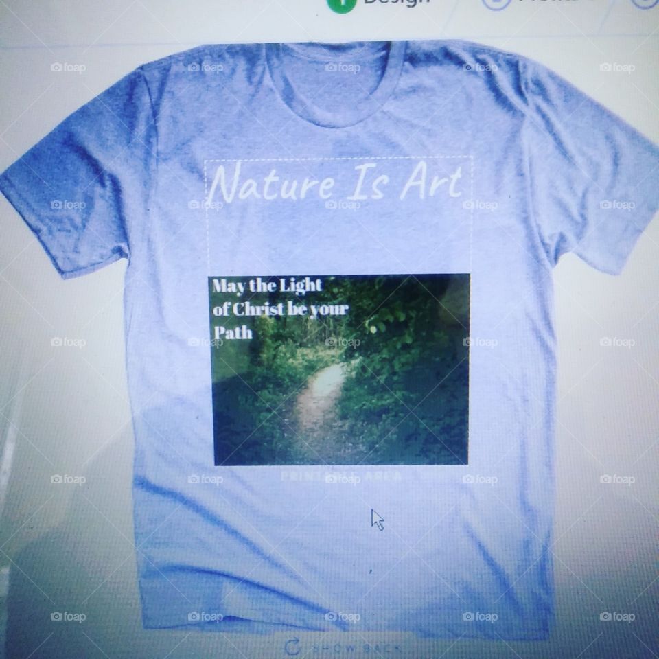 March 21ature is Art T 1sirts 
Nature Is Art first T Shirt. Will be shipped out from Bonfire after ad campaign is over on Mar. Just in time for Spring. 

Follow link
https://www.bonfire.com/nature-is-art/?utm_source=facebook&utm_medium=campaign_page&