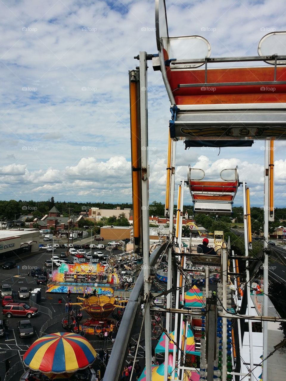 The view from the Ferris Wheel