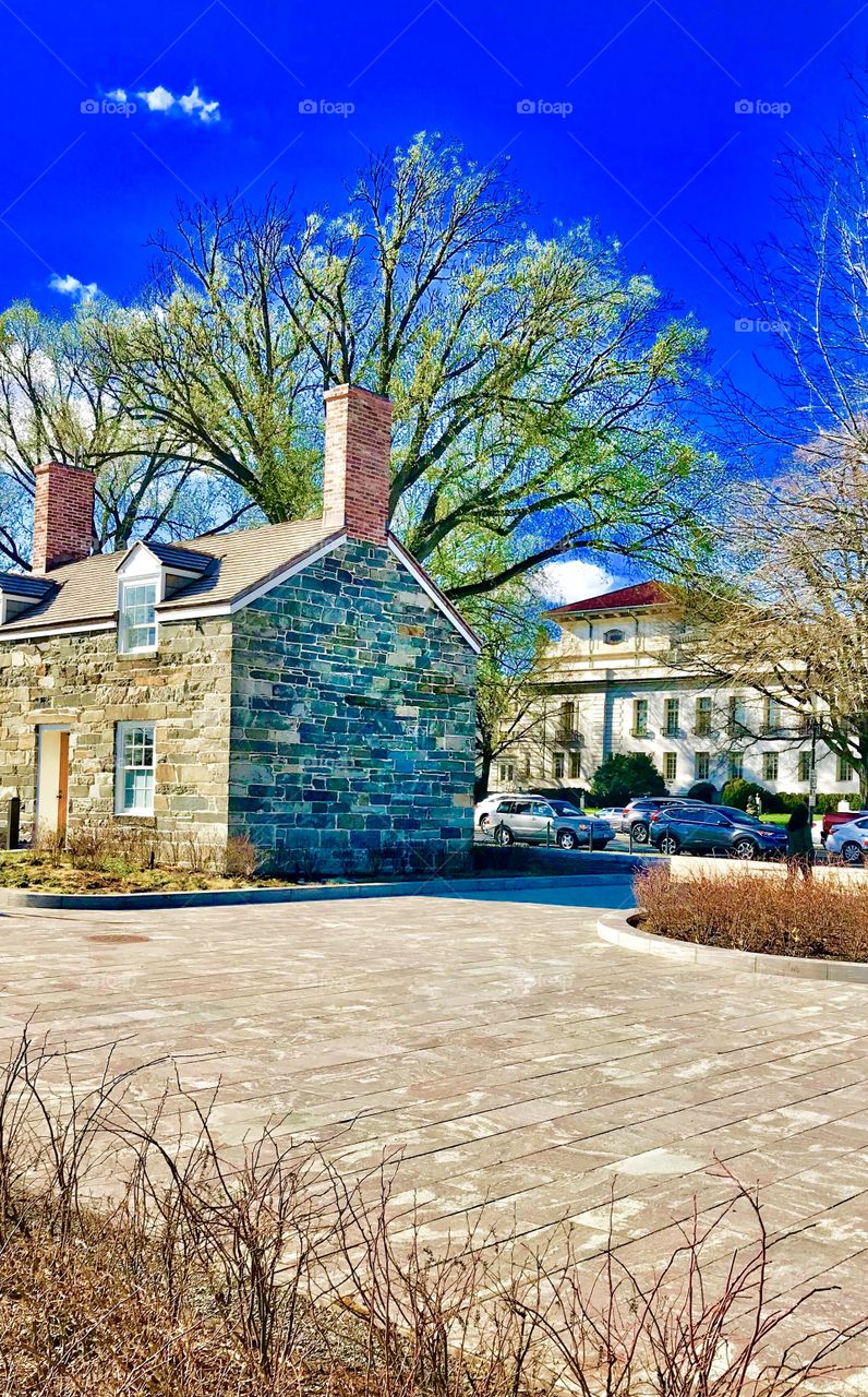 Colorful historic home