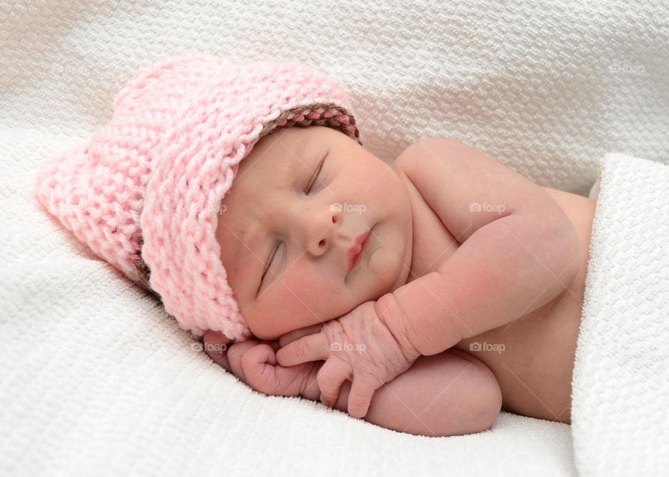 Sleeping newborn
