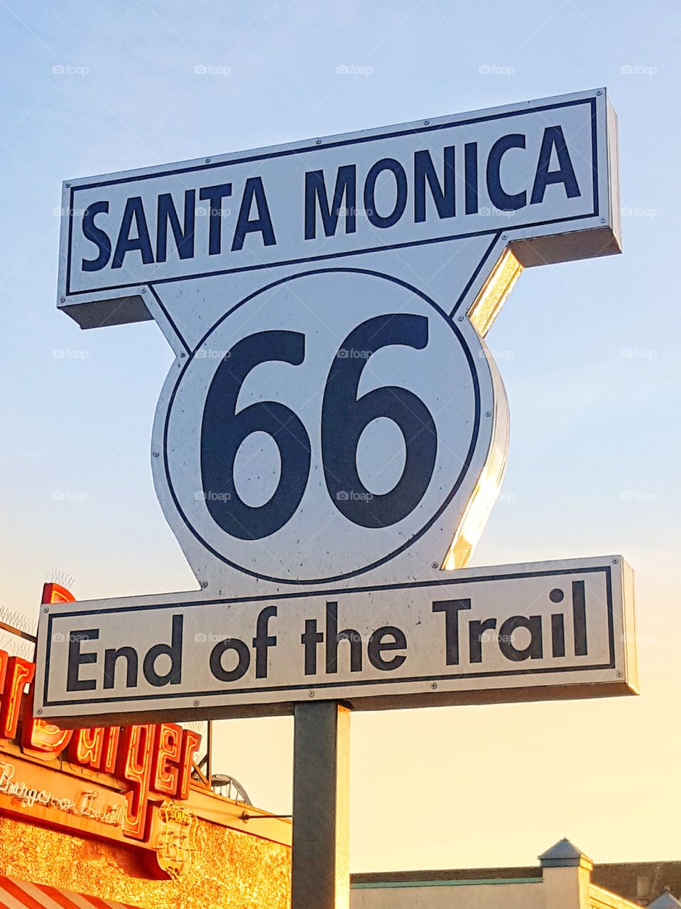 Santa Monica pier route 66