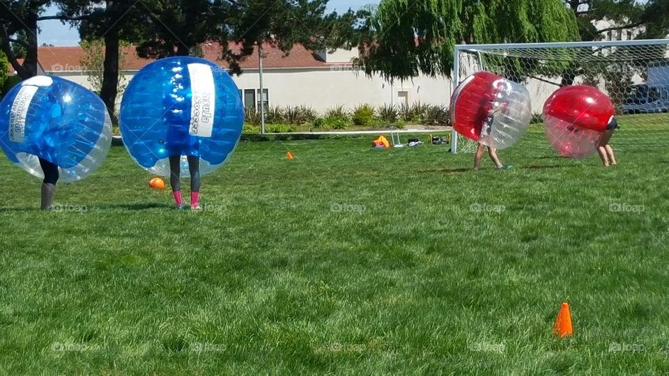 fun inflatable soccer