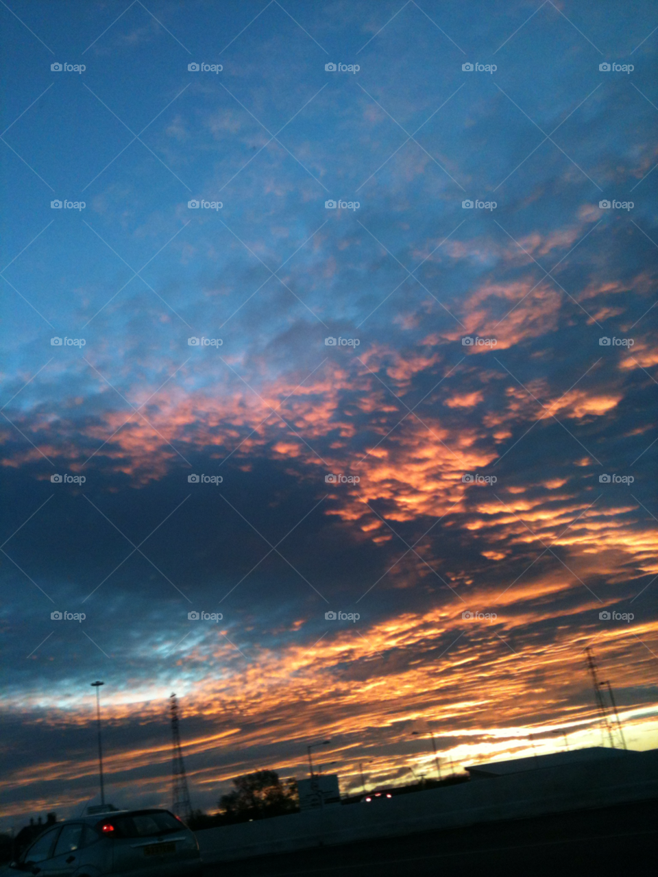 england sky sunset redclouds by brockas75