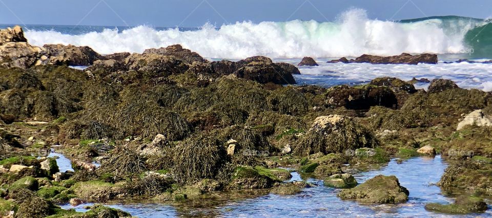 Moods of Weather Foap Mission! High Surf On The Rocks From Offshore Storms!