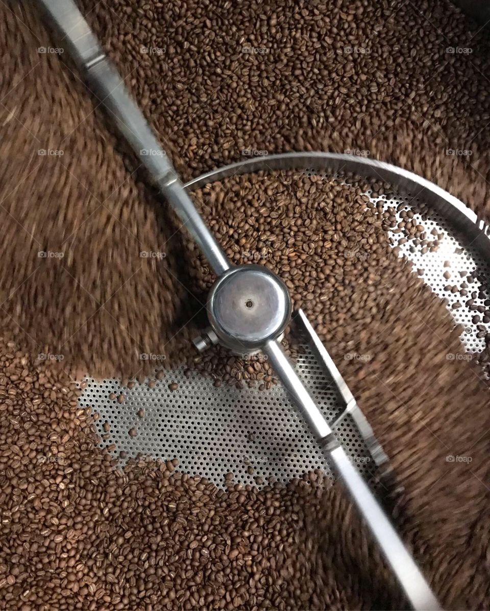 Roasting coffee