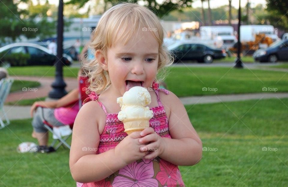 Ice cream girl