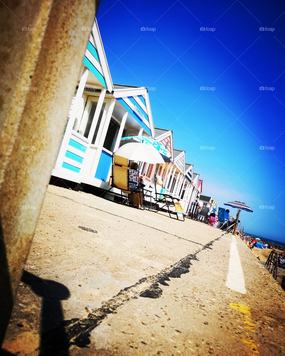 Beach huts