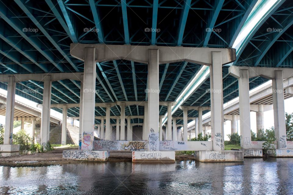 Under the bridge