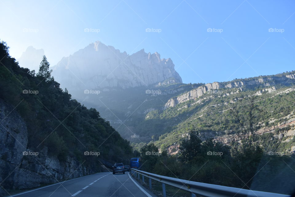 The road to Montserrat 
