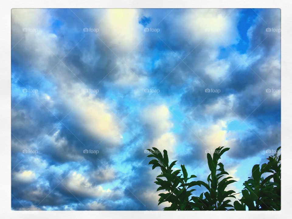 ☁️ #Céu azul repleto de #nuvens. Como desenhou-se essa #paisagem simétrica?
🗾
#natureza 
#inspiração 
#horizonte 
#fotografia 