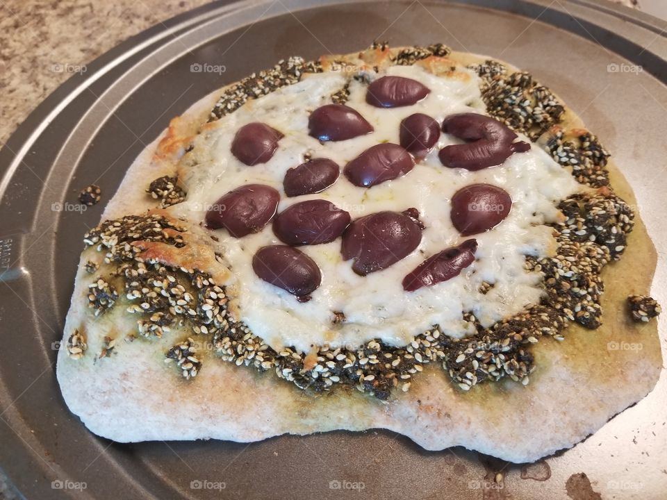 Arabian pizza