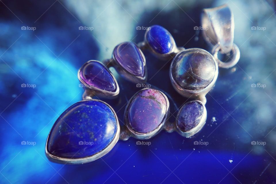 Precious#stones#pendant