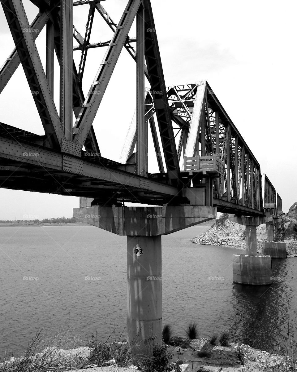 Bridge
Railway bridge on dam water