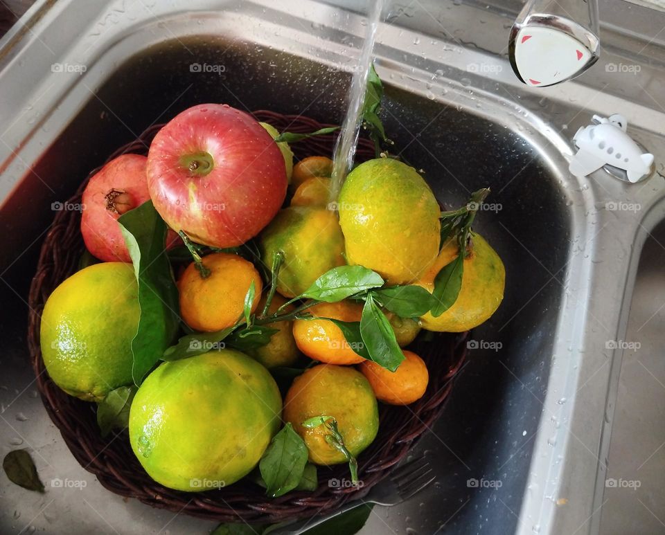 colourful fruits of the fall give energy 
 My breath catches scent of the orange . 
My moment turns to the colour of the tangerine.Life is like a red apple In the happy hands of an orphaned child.