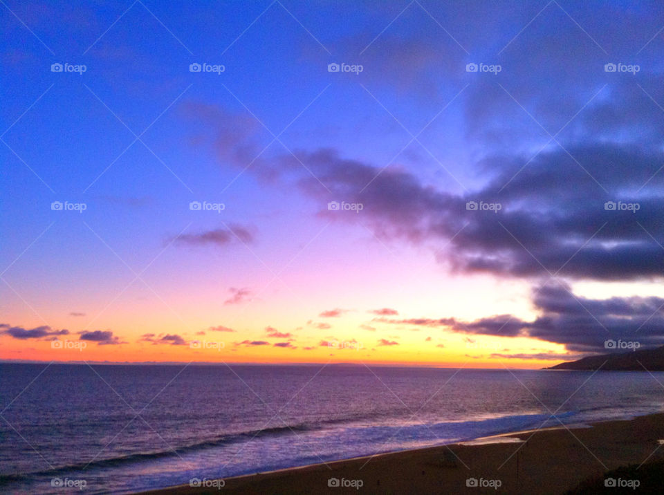 beach ocean sunset california by chadkanera