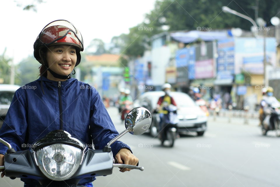 Saigon smiling girl