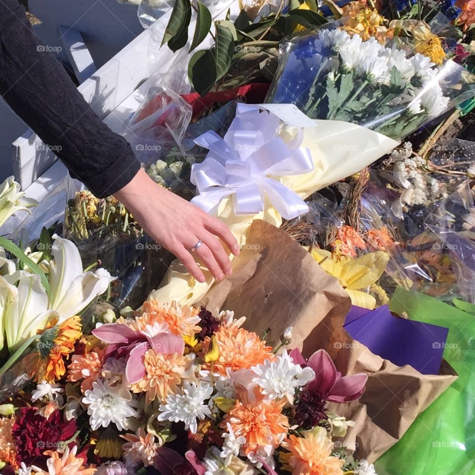 Goodbye.... Someone visiting a grandparent that she had not seen for many years for one last time...