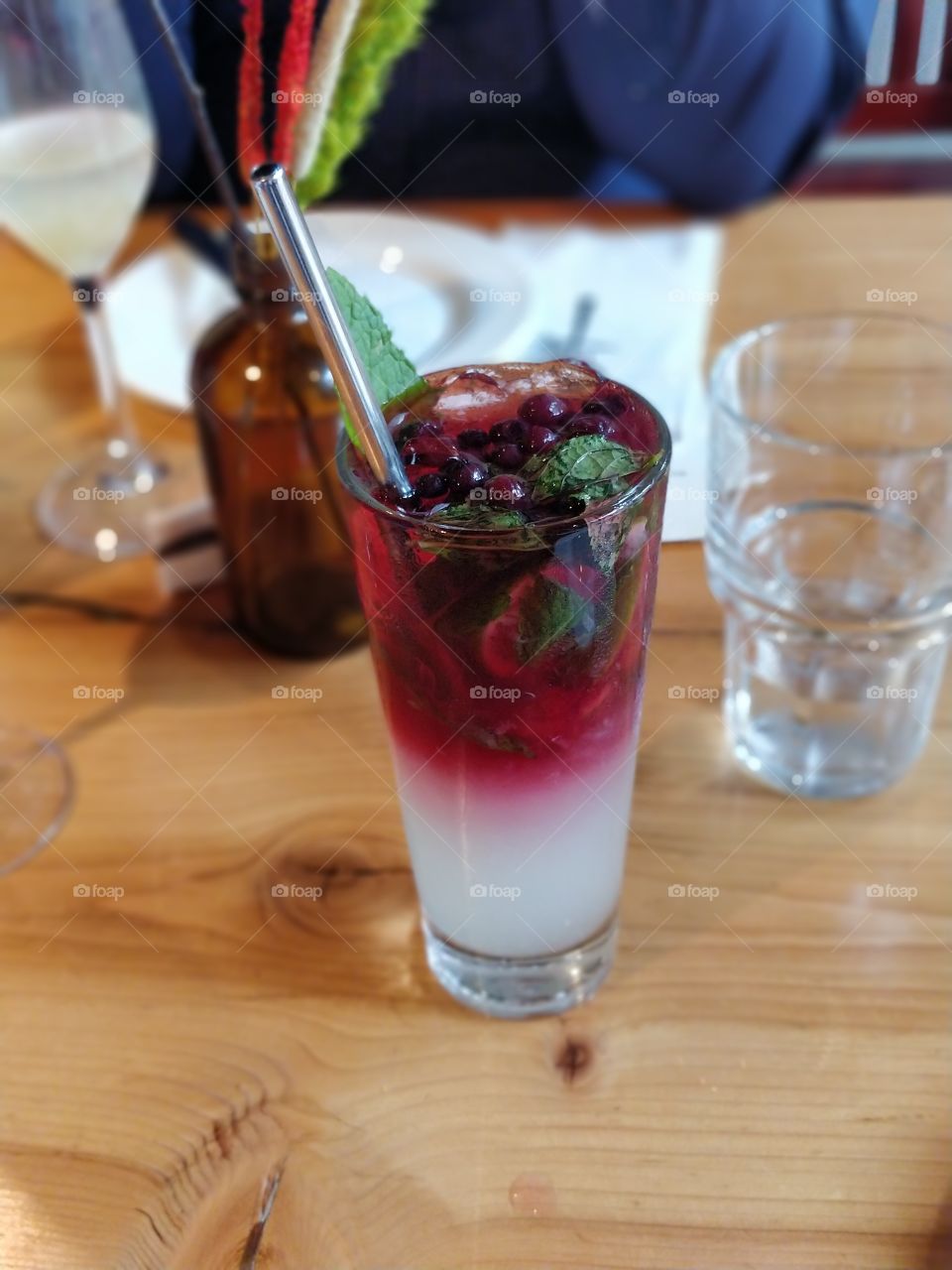 Nothing says summertime like a blueberry mojito!
