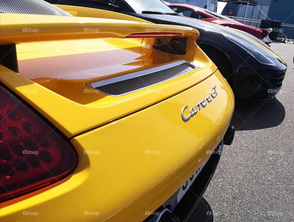 Carrera GT Yellow car