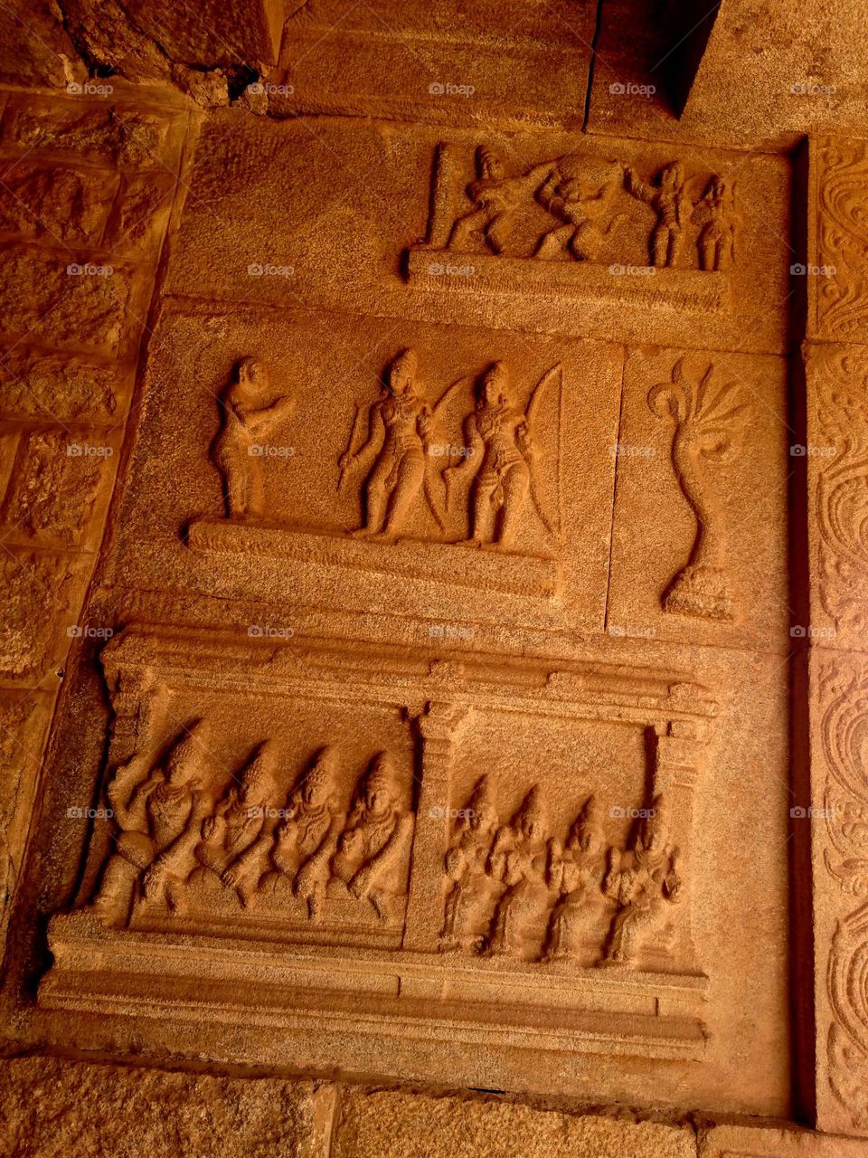 Hampi - Hasara rama temple - Ramayana story depiction