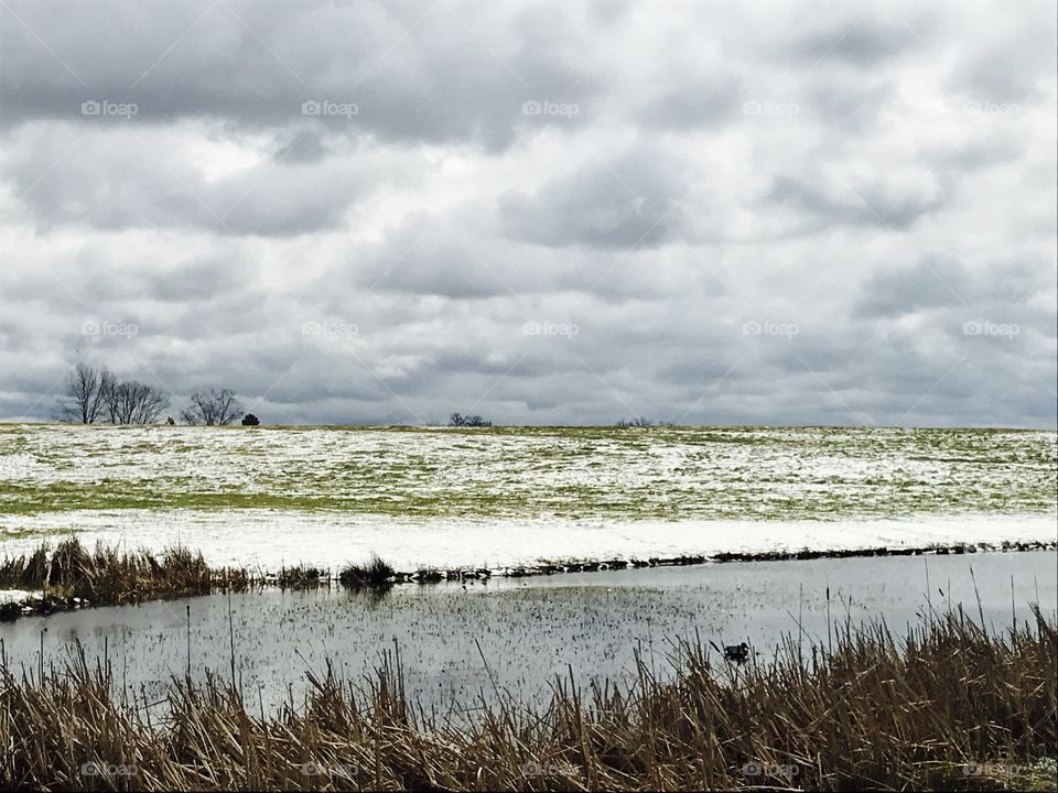 Cloudy Winter Day