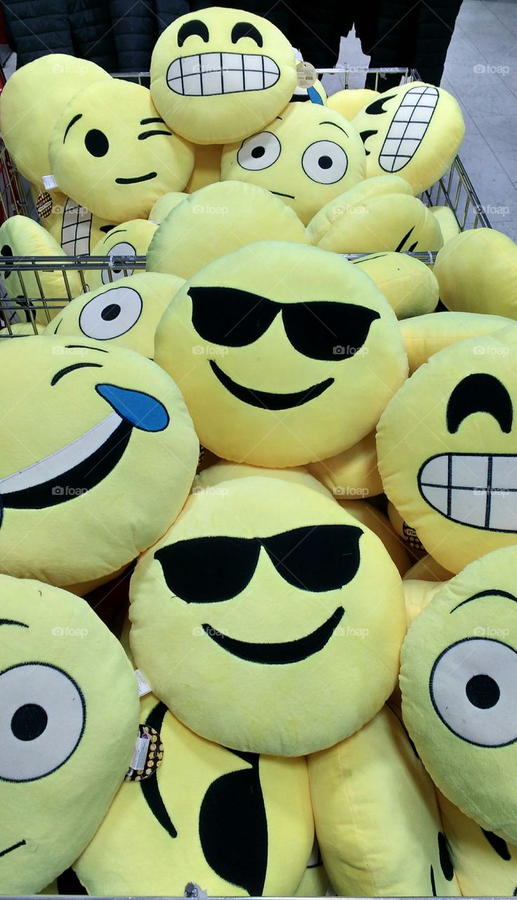 Fun Pillows Bright Yellow