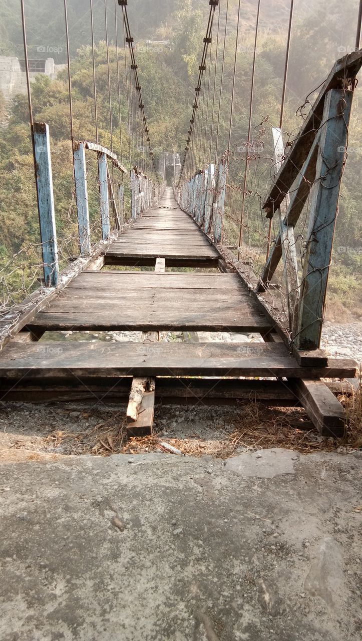 Hanging bridge @ kalimpong, Sikkim