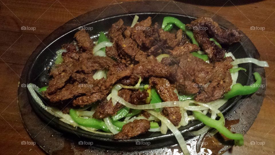 Steak Fajitas. at Fiesta Azteca in Melbourne, FL